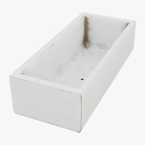 Dirty Bathtub many options pack BPR Subdivision Low-poly 3D