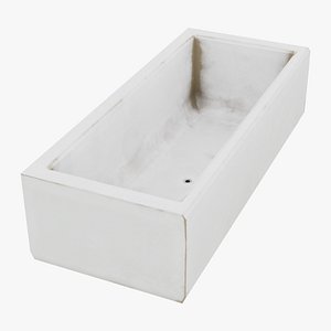 Dirty Bathtub many options pack BPR Subdivision Low-poly 3D
