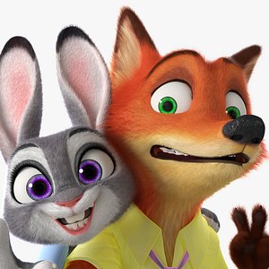 Judy and Nick 3D model
