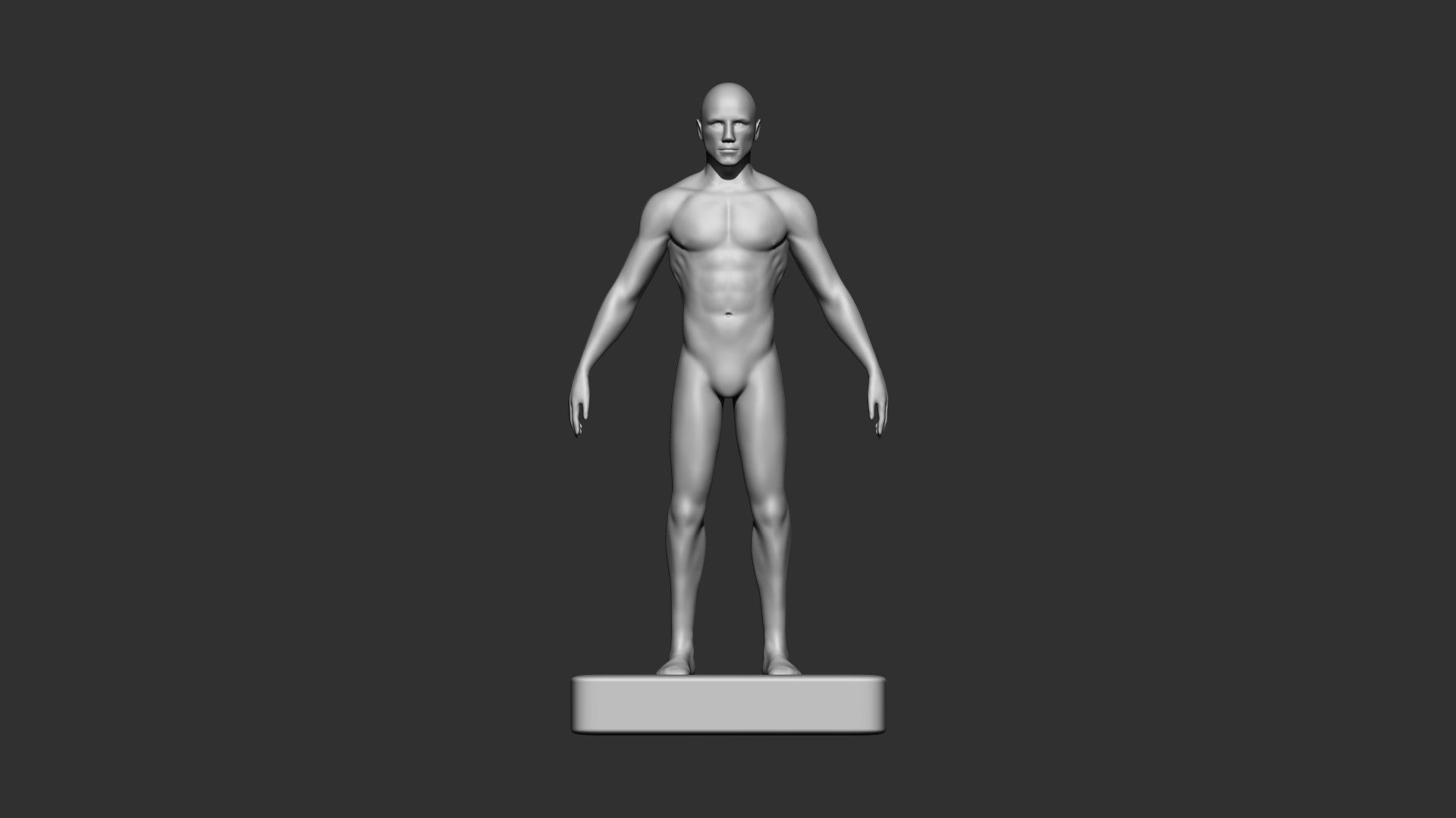 3D Male Body Print Model - TurboSquid 2023368
