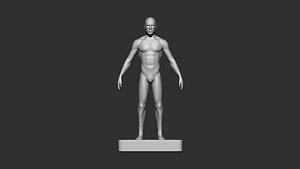 Male Body print