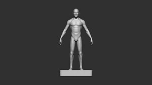 Male Body print