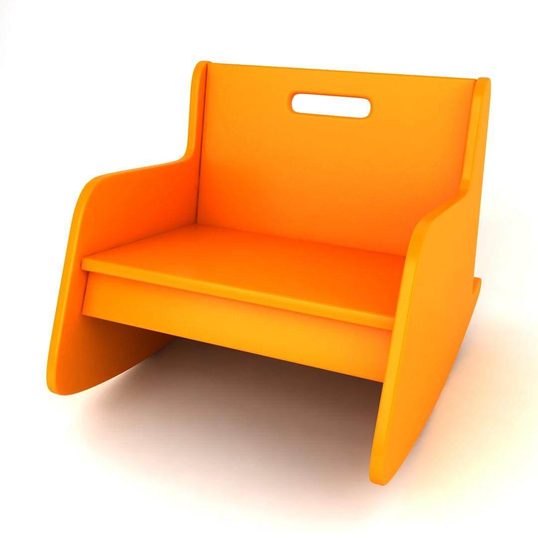 3d child rocking chair