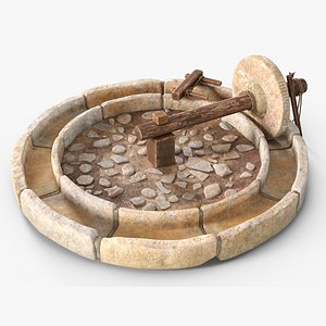 3D model Antique Stone Mill