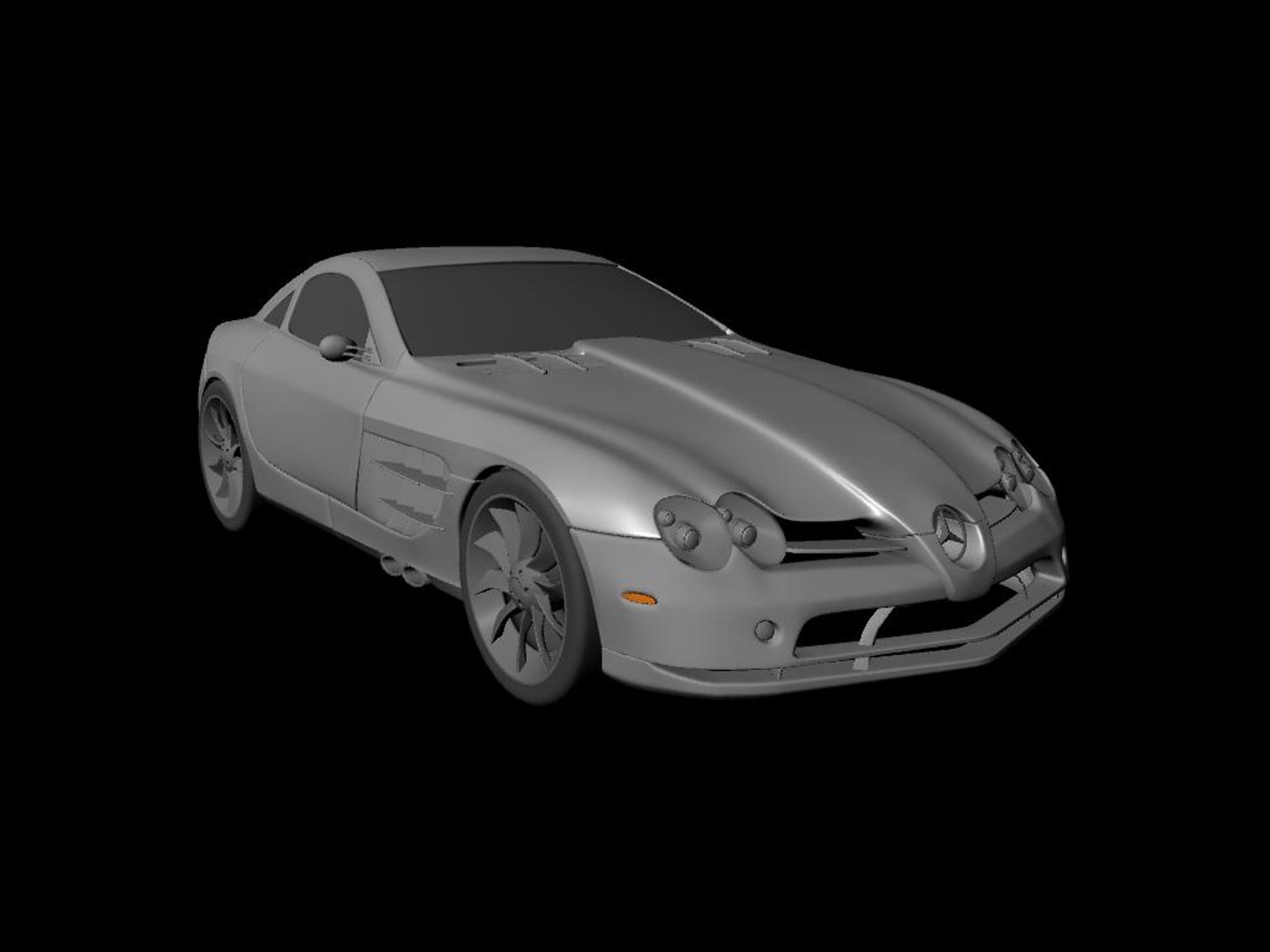 3d model slr mclaren