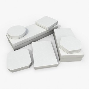 Rigid Boxes - Flat Set 3D model