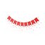 Rotes Partybanner
