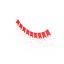 Rotes Partybanner