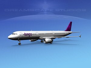3d model of scale airbus