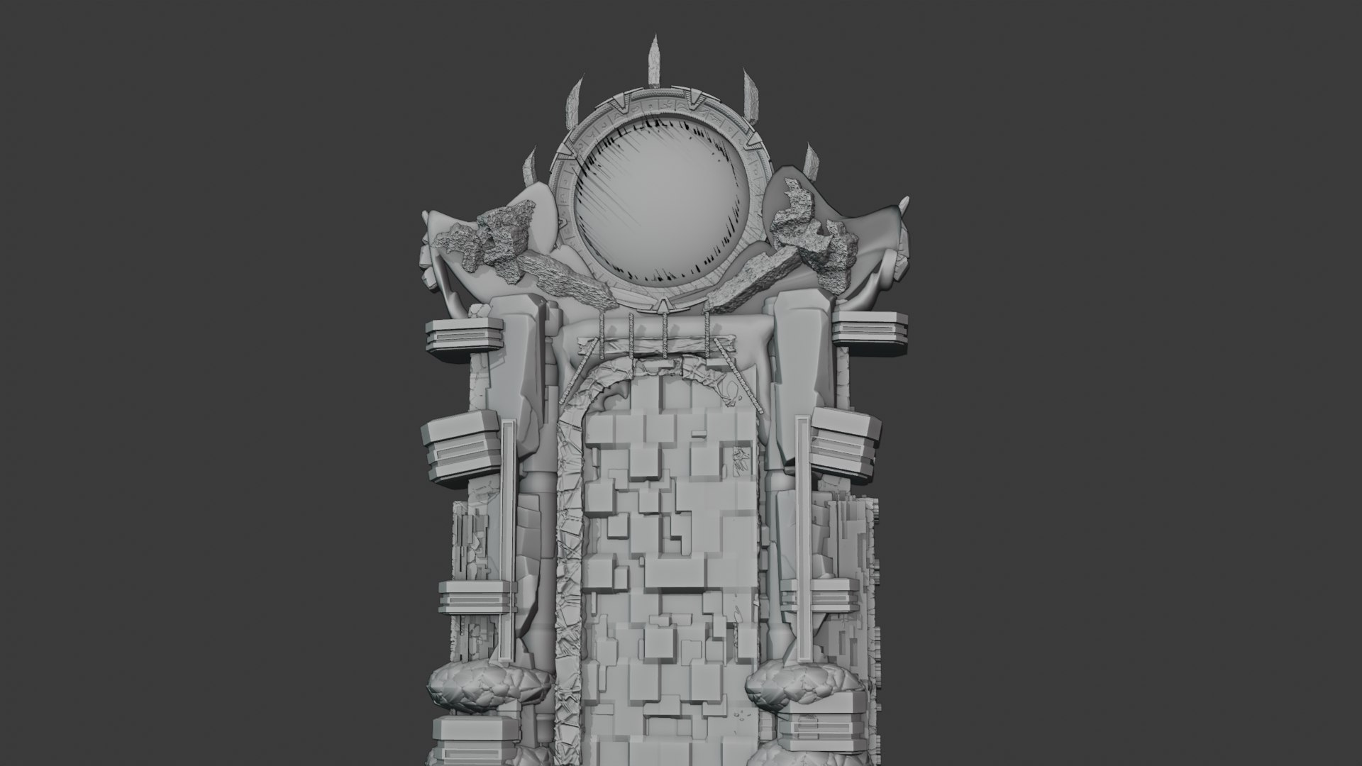 3D Model Portal Futuristic Design - TurboSquid 2245203
