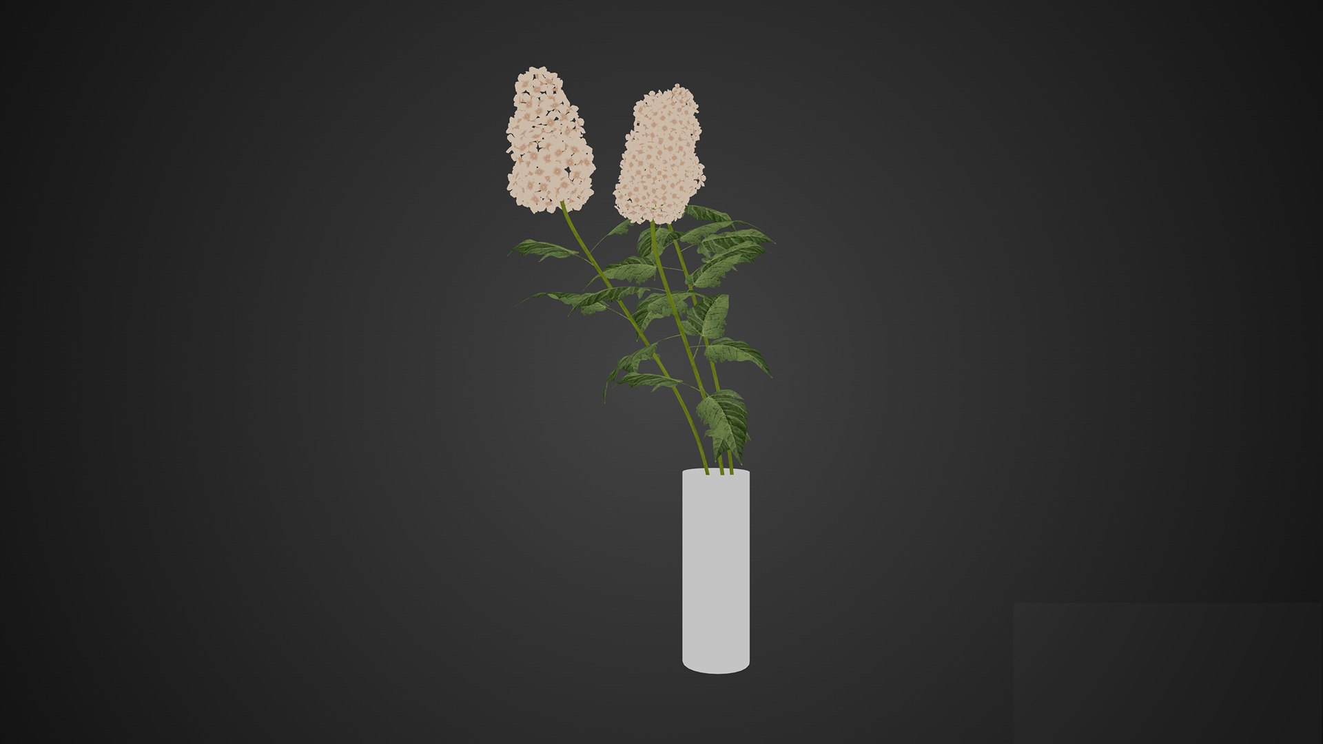 3D Game Ready White Lilca Vase Model - TurboSquid 2102385