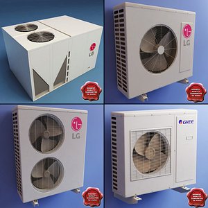 air conditioners 3d 3ds