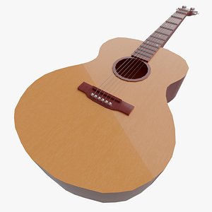 3D classic guitar model