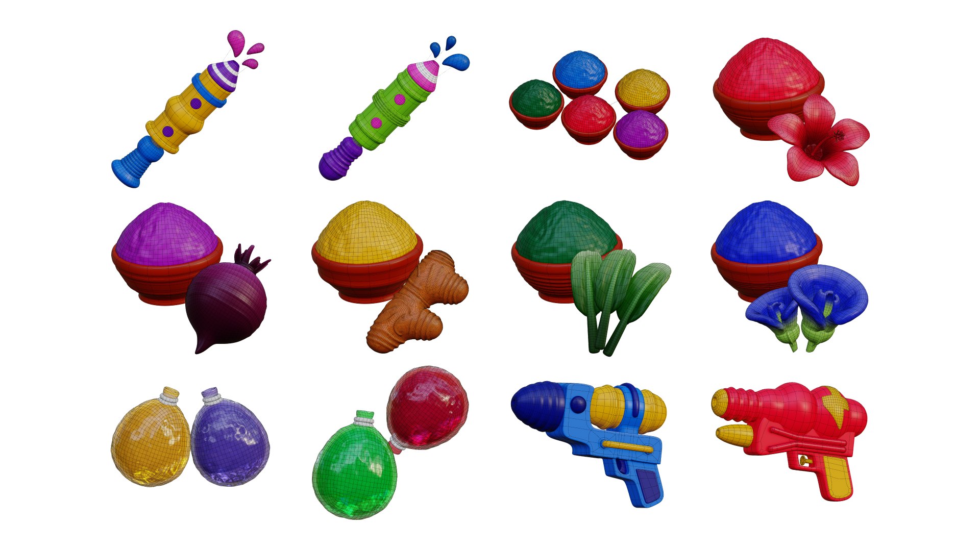 Holi 3D Collection model https://p.turbosquid.com/ts-thumb/te/lTnijd/7t/shot6/jpg/1742223851/1920x1080/fit_q87/20468bac7d5a46270abe9e5de6aa74091ec66e4b/shot6.jpg