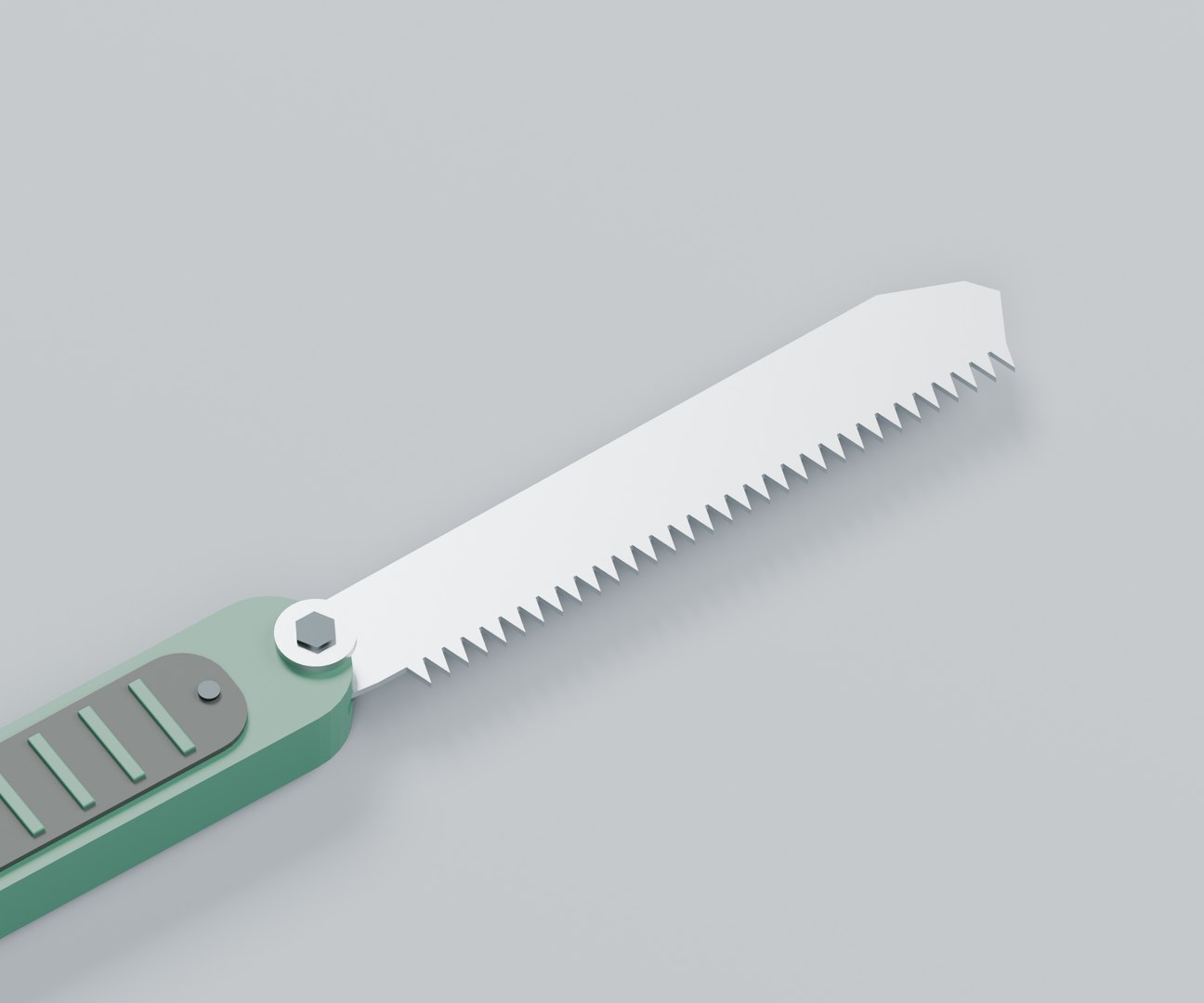 Folding Pruning Saw With Curved Blade And Safety Lock 3D - TurboSquid ...
