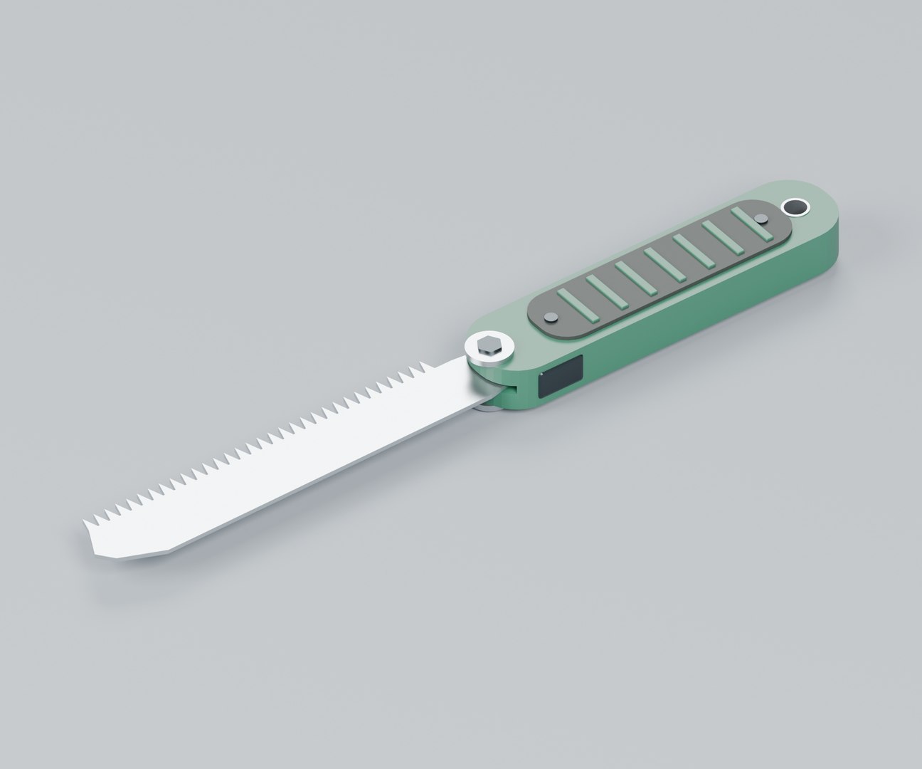 Folding Pruning Saw With Curved Blade And Safety Lock 3D - TurboSquid ...