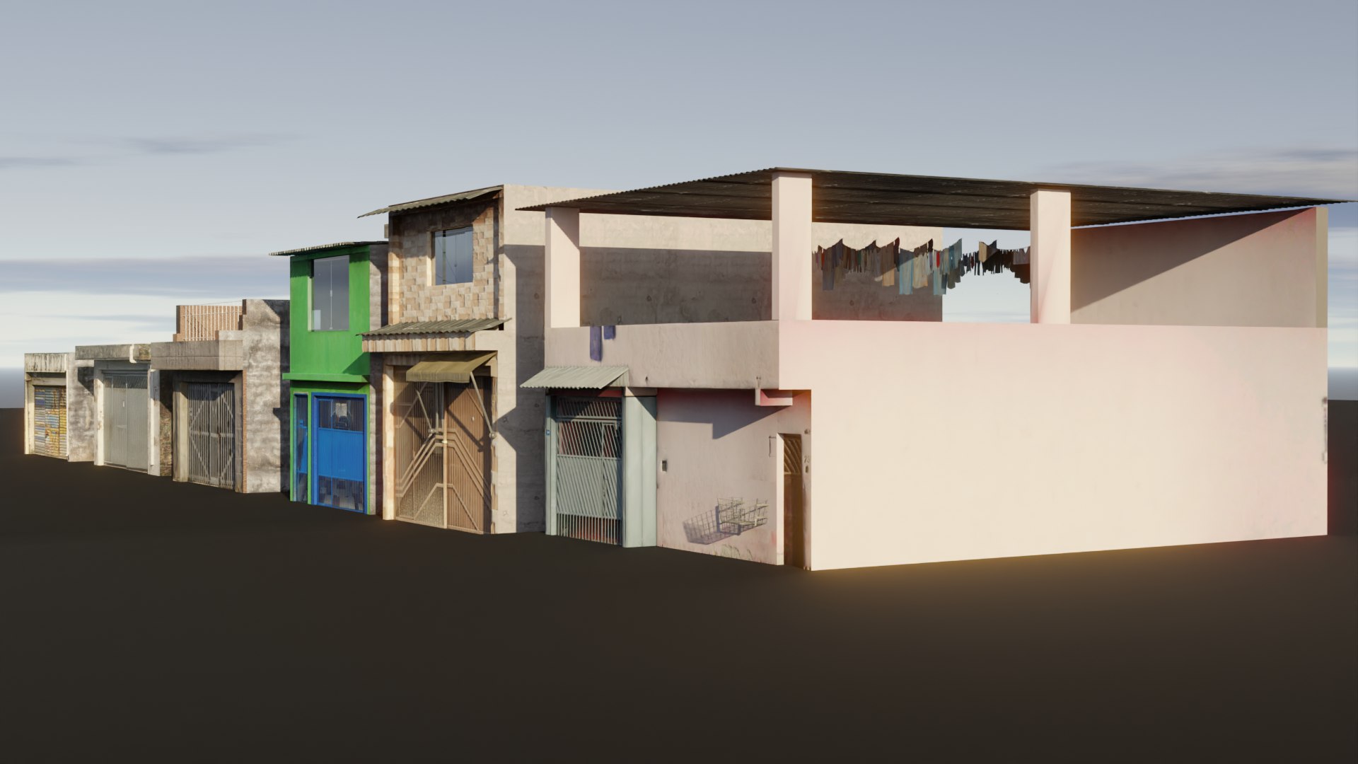 3D LATIN AMERICA HOUSES Model - TurboSquid 2180803