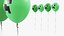 Creeper Face Balloon with String