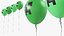 Creeper Face Balloon with String