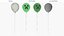 Creeper Face Balloon with String