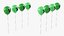Creeper Face Balloon with String