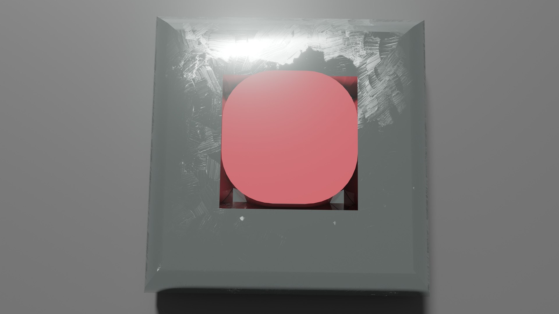 3D A Device In The Form Of A Red Button Model - TurboSquid 2546960