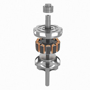 3D Electro Motor 1 model