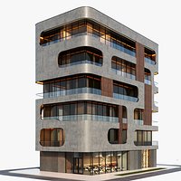 Modern apartment and restourant