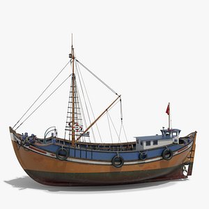 boat turkish 3D model