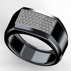 Man Ring Pave