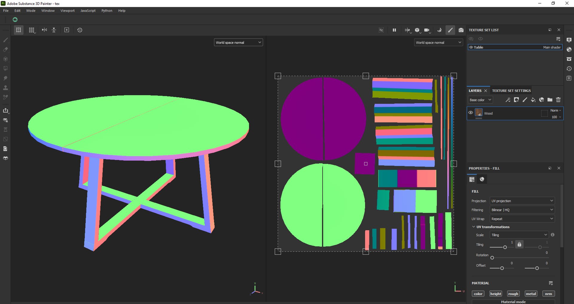 Round Wooden Dining Table 3D Model TurboSquid 2297677