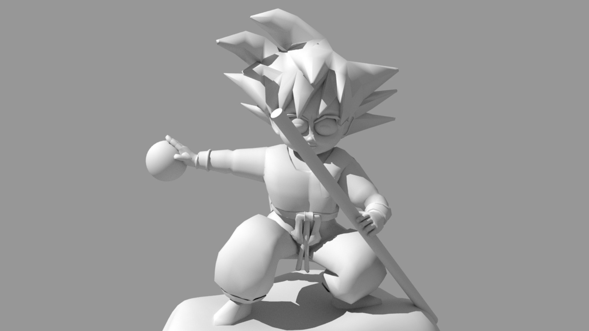 3D GOKU rig - TurboSquid 1864831