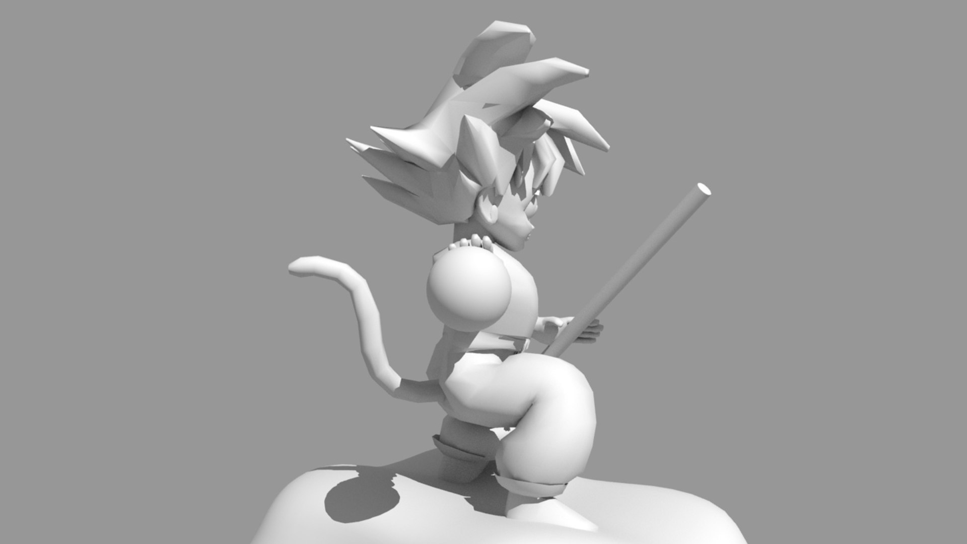 3D GOKU rig - TurboSquid 1864831