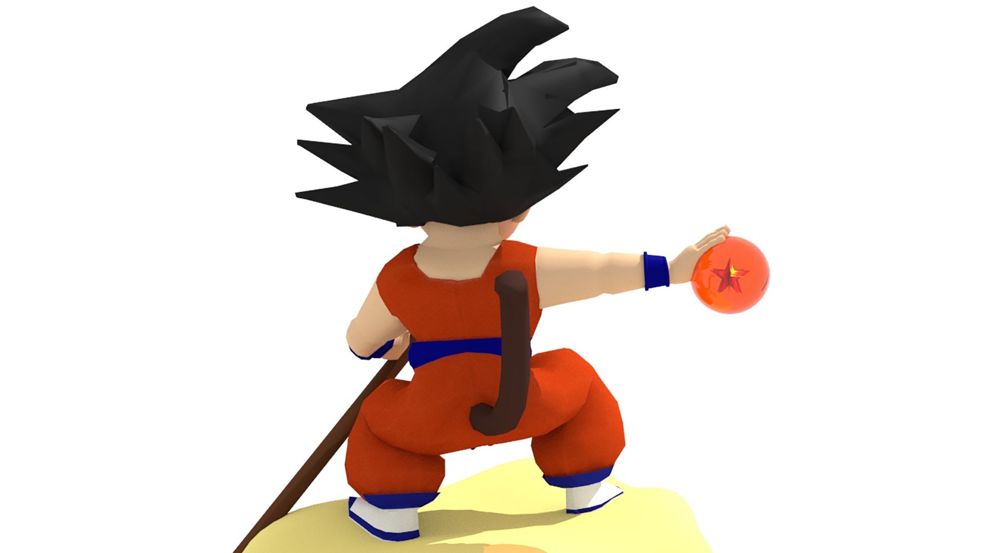 3D GOKU rig - TurboSquid 1864831