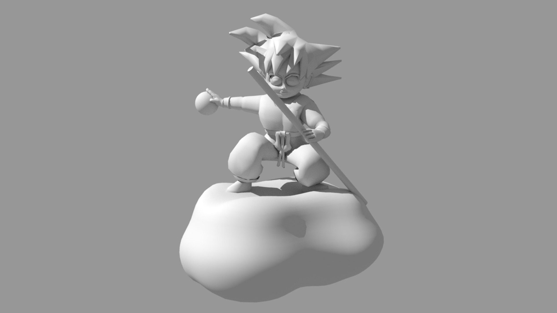 3D GOKU rig - TurboSquid 1864831
