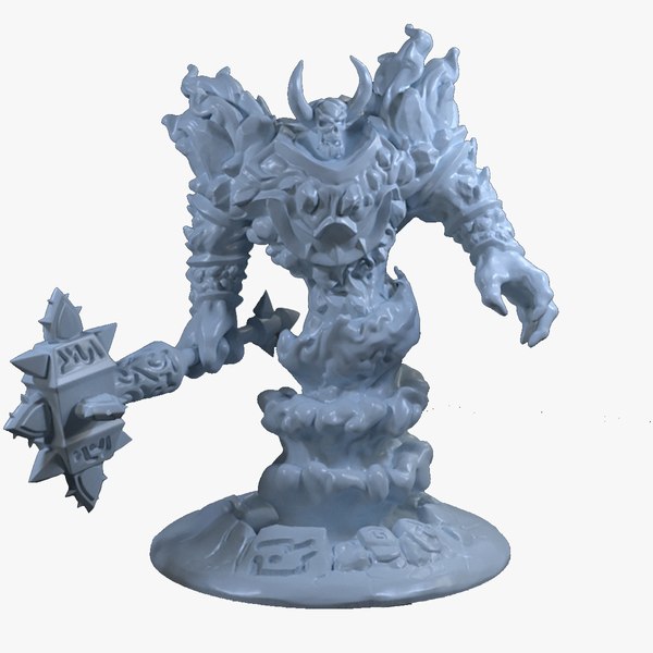 3D ragnaros figure model