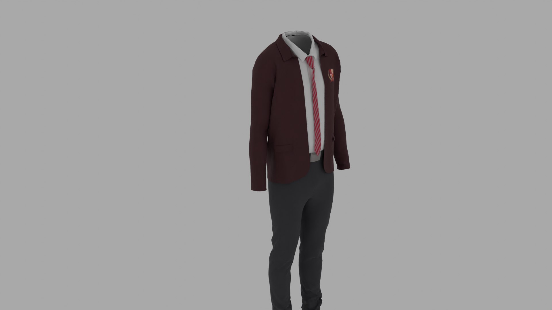 3D School Uniform Model - TurboSquid 1973140