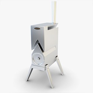 SiberStove Superpower Portable Wood-Burning Continuous Heating Stove Cherry