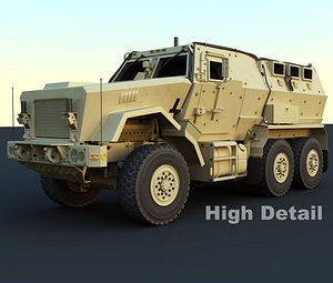 caiman military vehicle 3d max