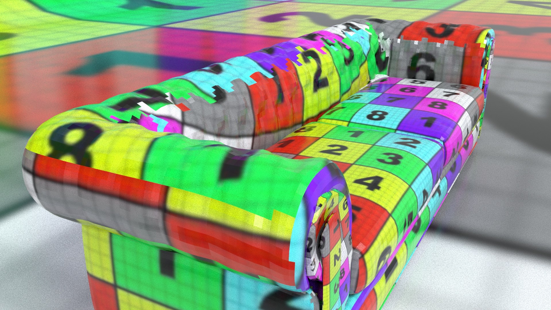 Laos Game Sofa 3D Model - TurboSquid 2273699
