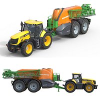JCB Fastrac Tractor and Trailed Filed Sprayer