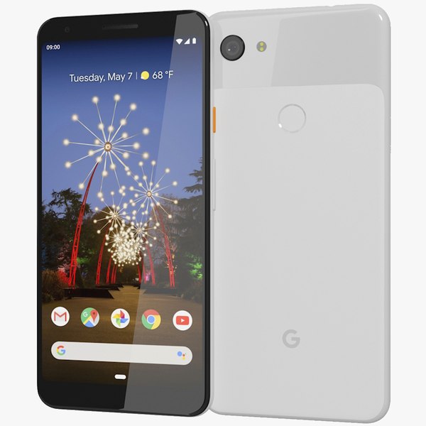 3D model realistic google pixel 3a