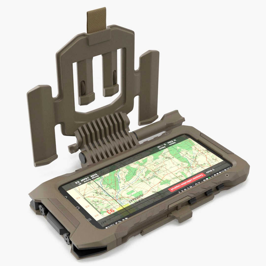 Galaxy S23 Samsung Tactical Edition Sand with Holder 3D model preview