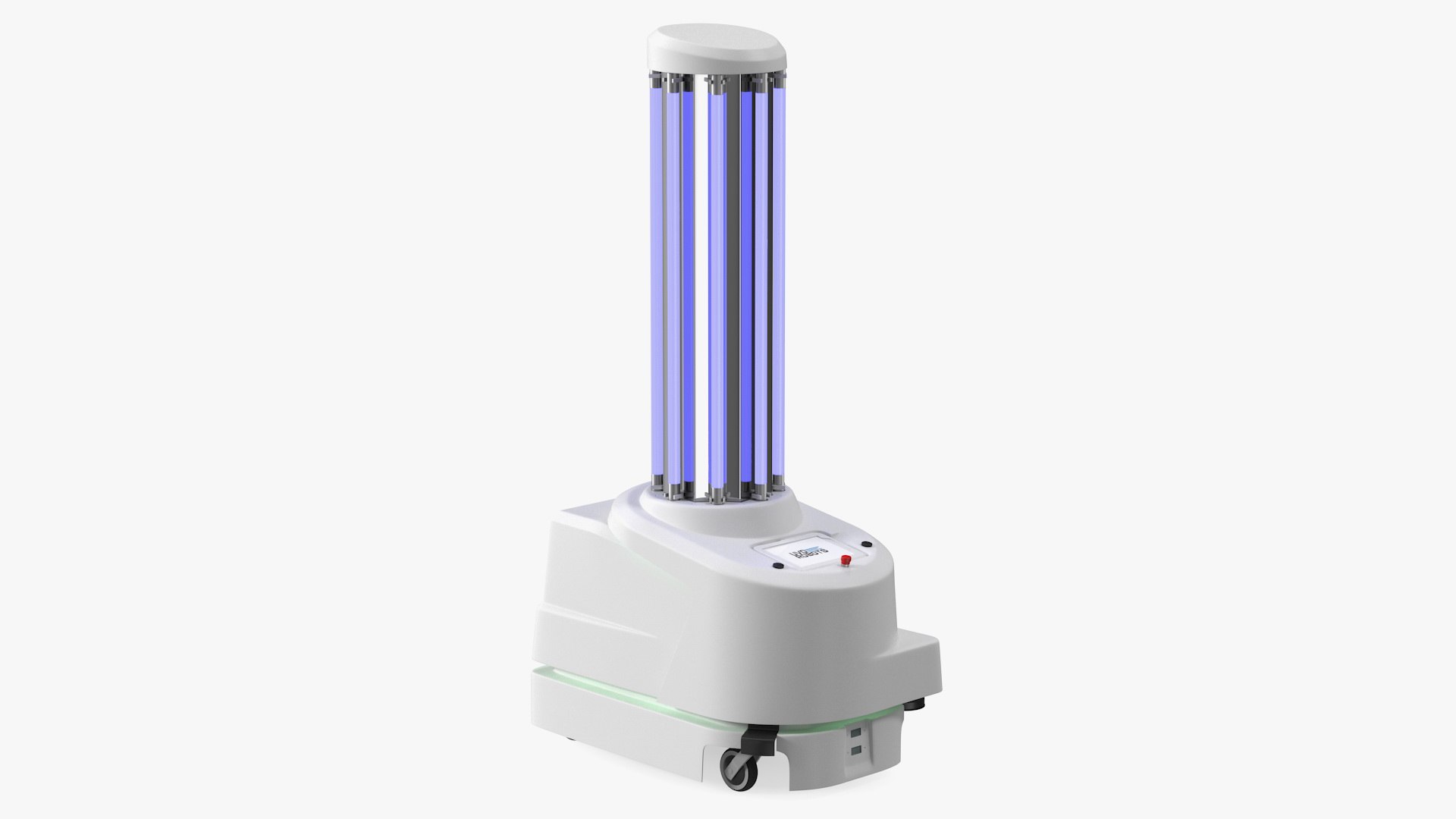 UV Disinfection Robot On 3D model preview