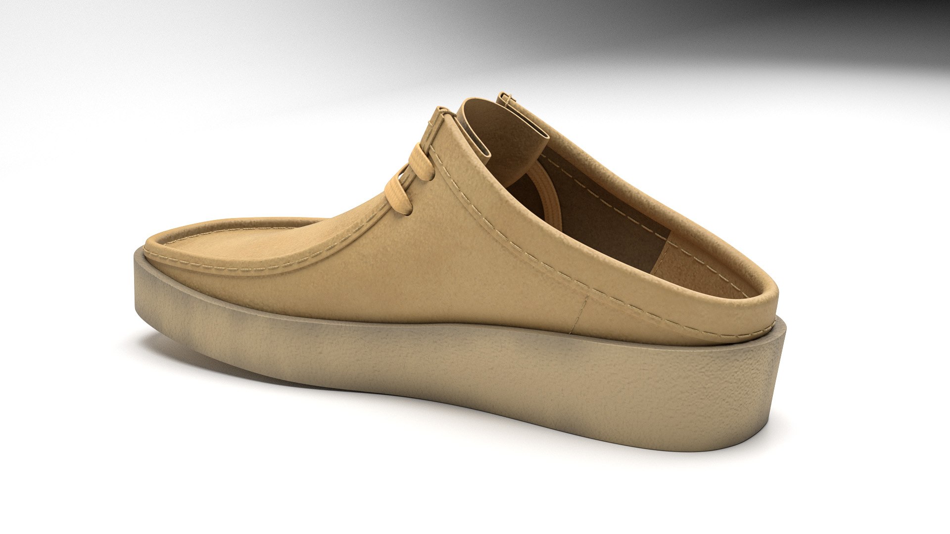 Clarks Wallabee Cup Lo Maple Suede 3D Model - TurboSquid 2308455