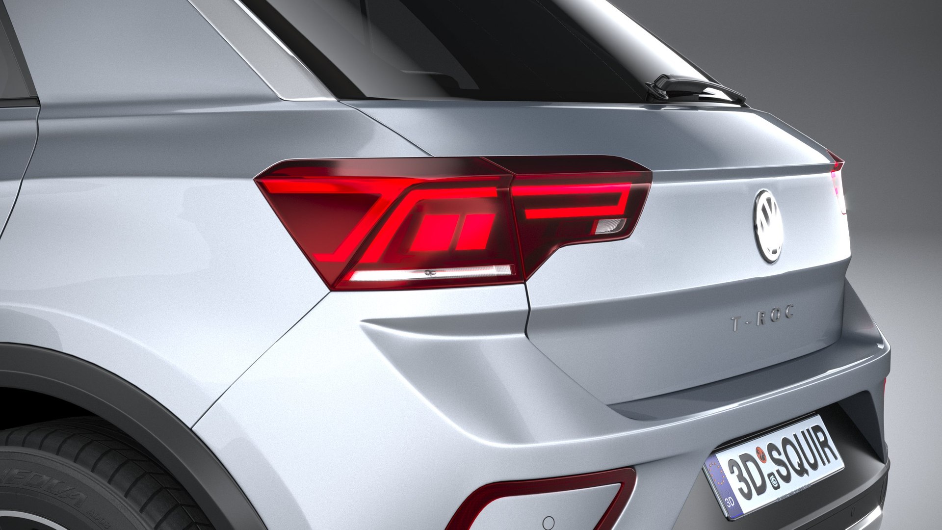 Volkswagen T-Roc LIFE 2023 3D - TurboSquid 2013324