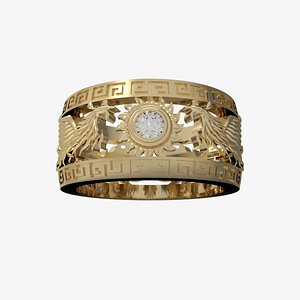 3D Men Ring 338