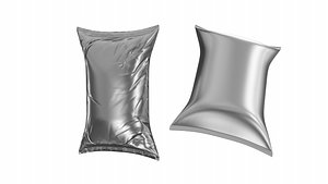 3D Chips Packaging Low Poly  PBR model