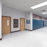 Middle School Hallway