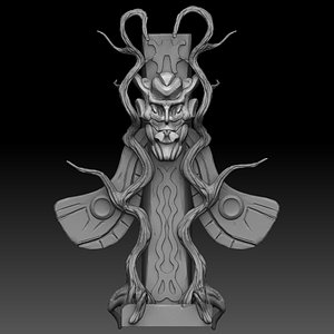 fantasy totem 3D model